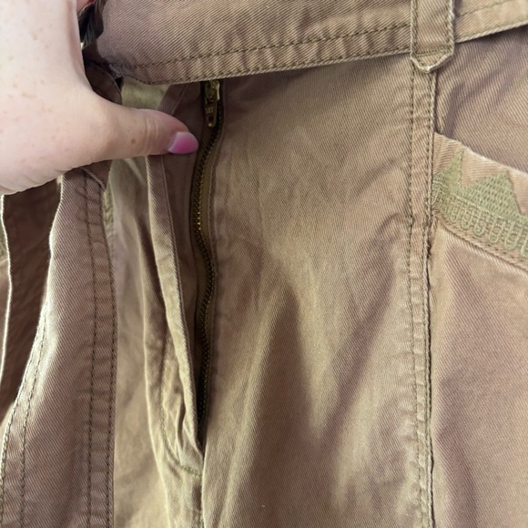 Anthropologie Ellie Embroidered Utility Pants size 8 - Picture 6 of 14